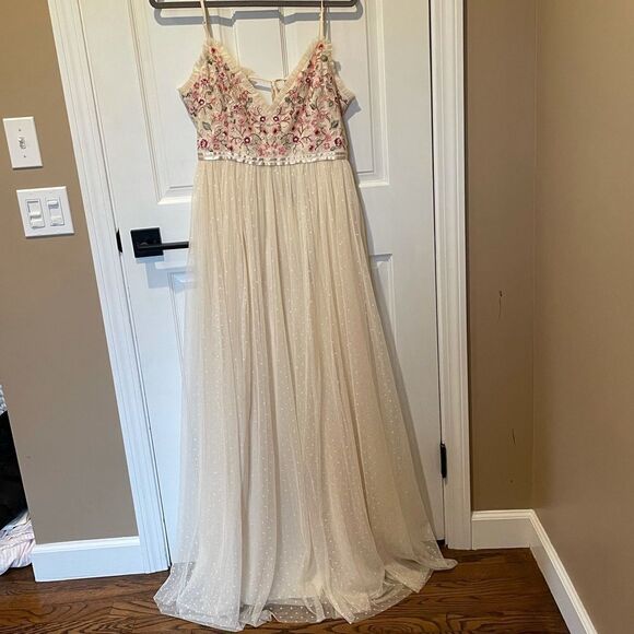 NWT Anthropologie Needle & Thread Elsie Cami Maxi Dress Size 10 - Picture 3 of 5